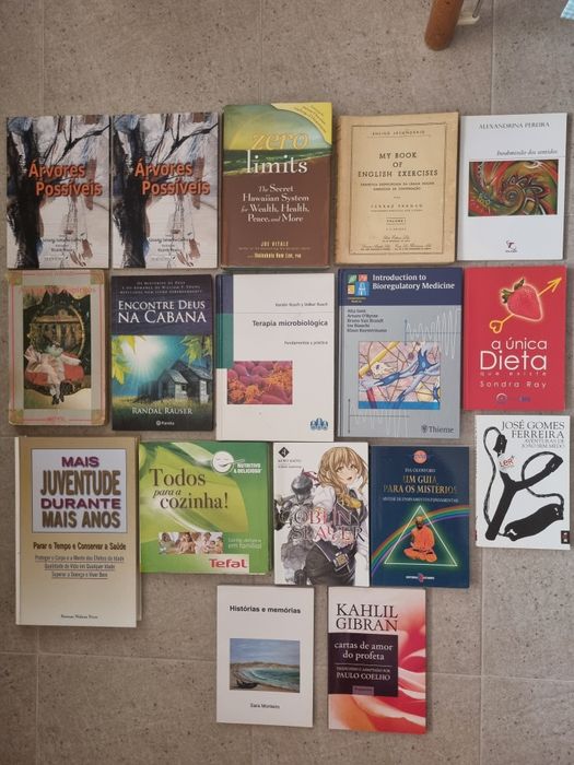 Livros de diferentes temáticas - ver fotos