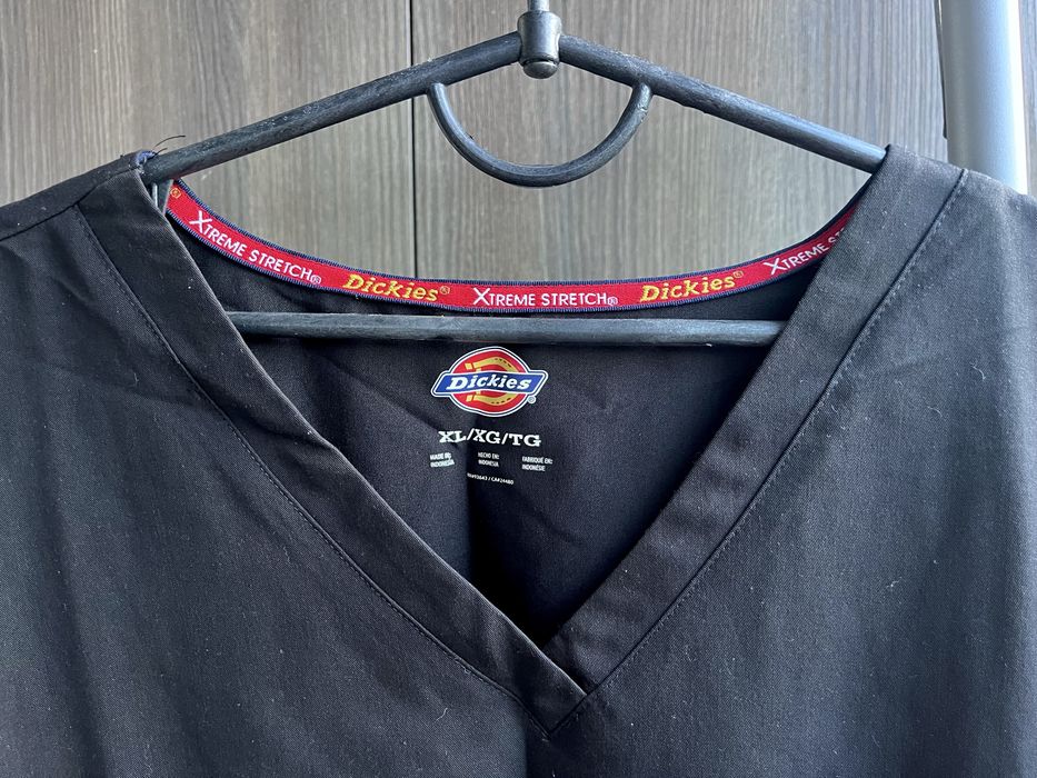 Медичний костюм Dickies (скраб), розмір XL (чорний / Black)