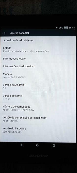 Tablete Lenovo 8 polegadas