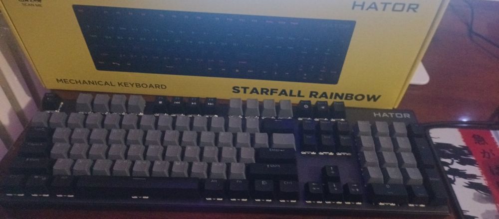 Продам игровую клавиатуру Hator Starfall Rainbow Origin Blue