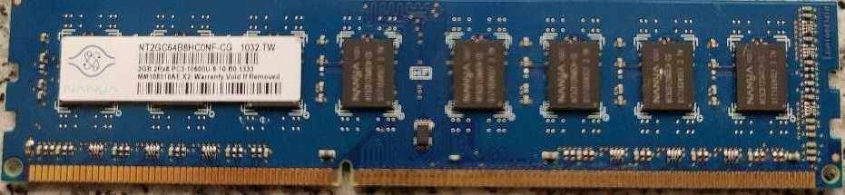DDR3 SDRAM - NANYA NT2GC64B88HC0NF-CG - 12 модулей по 2 гб