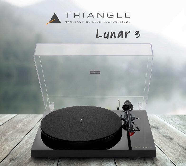 Triangle Lunar 3 gramofon, przedwzmacniacz MM + wkładka Ortofon 2M RED