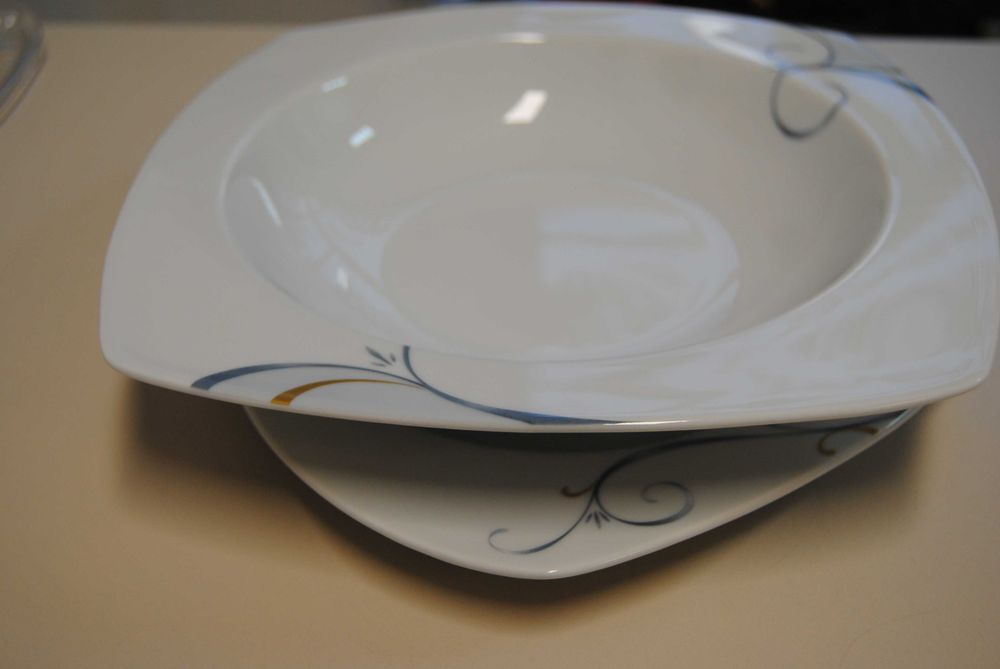 Serwis obiadowy 6 osób porcelana oryginalna Fyrklovern NOWY! Okazja!