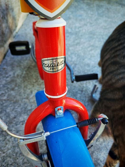 Bicicleta para criança Patrulha Pata