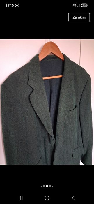 Wełniana marynarka męska feudal