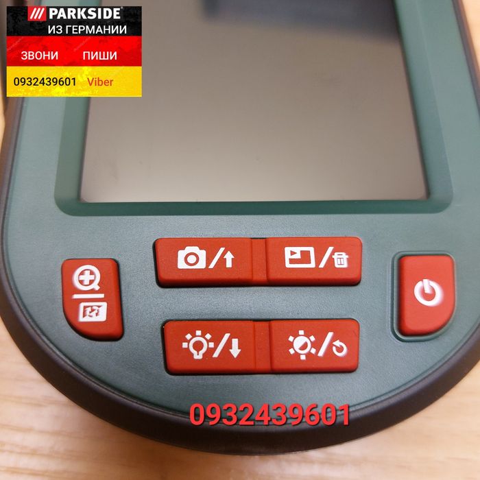 Цветной эндоскоп камера из ГЕРМАНИИ. Parkside PKIK 4.3 A2 ендоскоп