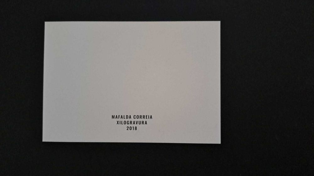 Print postal mulheres sacharem tradições Portugal arte xilogravu