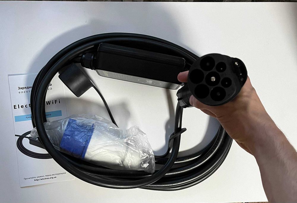 Оригінальна зарядка ElectroS GBT, 7 кВт Wi-FI, Оригінал 32А / 16А