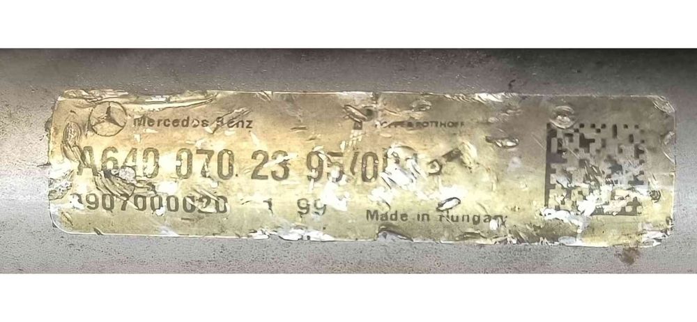 Régua de Injetores A6400702395 - MERCEDES-BENZ A-CLASS