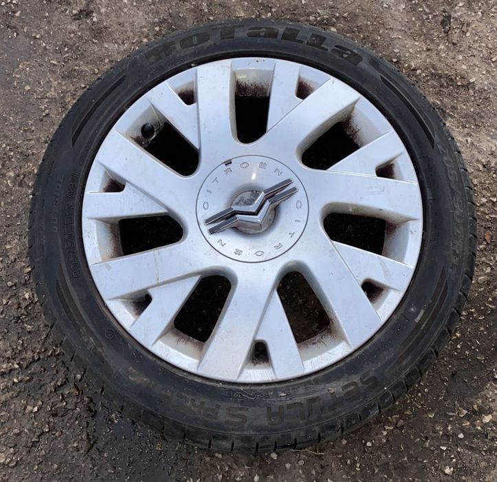 Jantes Citroen R17 Com Pneus 205/50 Furação 4X108