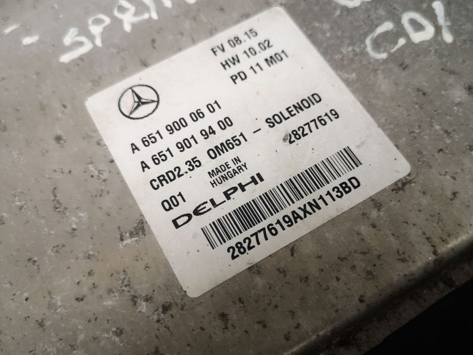 Centralina de motor Mercedes w906 sprinter a651 2010-2013 EPC