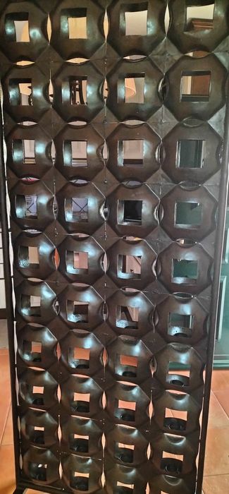 Biombo ou porta velas em ferro forjado