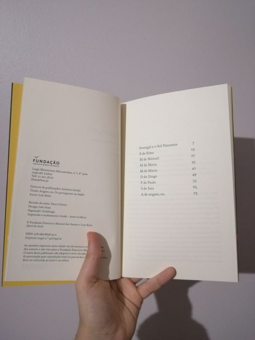 Livro FFMS "Arigato, eu"