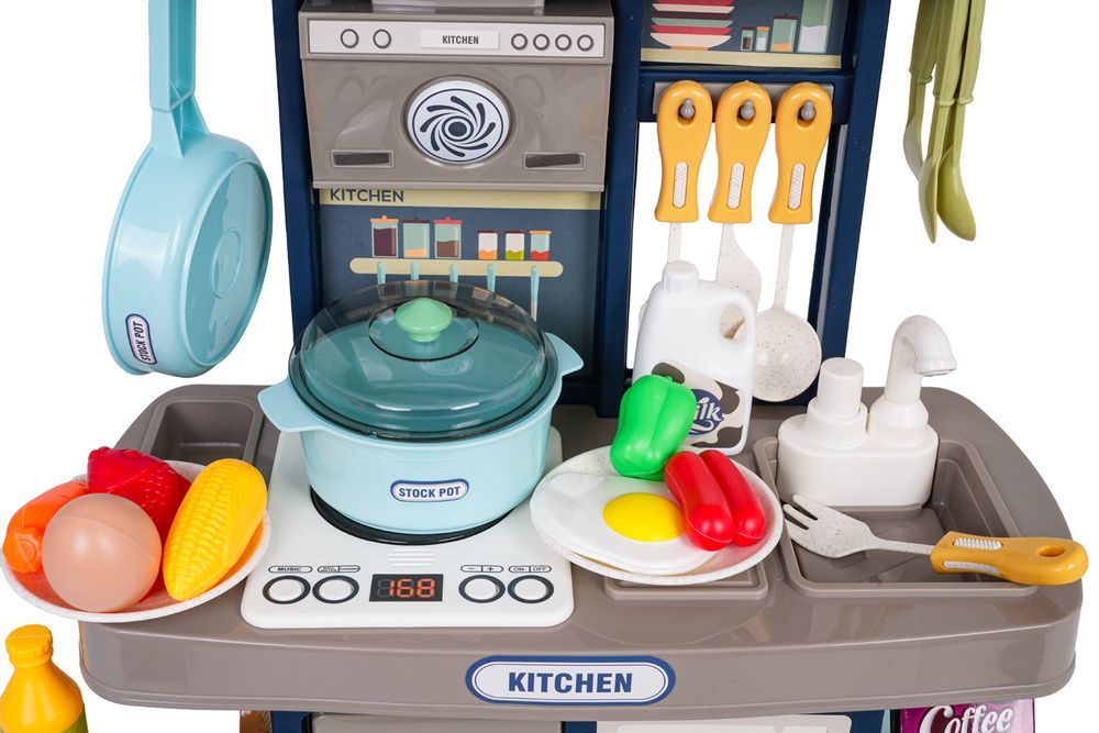 Kuchnia Niebieska Z Funkcją Świateł I Dźwięku + Akcesoria