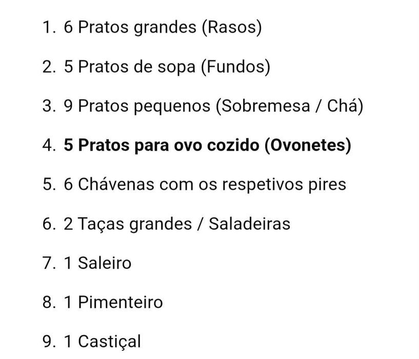 Hutschenreuther - Serviço porcelana alemã 37 peças