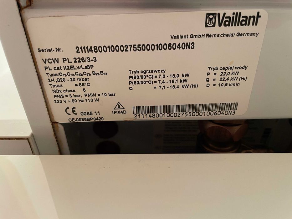 piec gazowy dwufunkcyjny Vaillant ecoTECpro