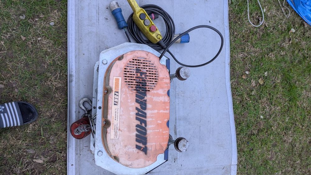 Motor guindaste  para elevação