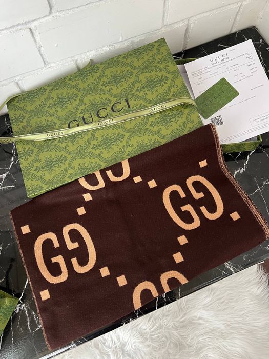 Шарф Gucci двосторонній