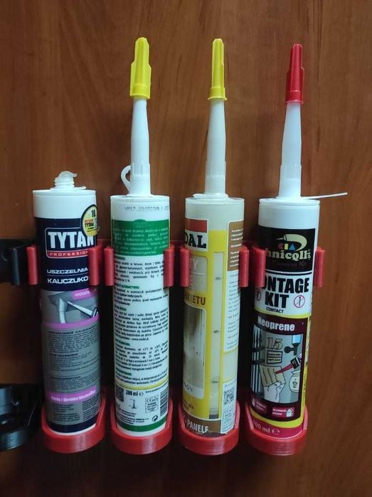 Uchwyt na silikon klej tuby