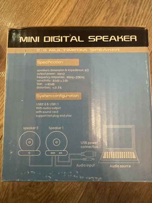 Продам ноаые колонки для компьютера, ноутбука и т. д. ука