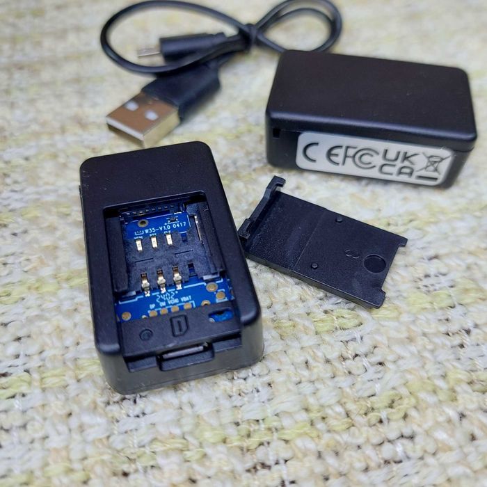 Миниатюрный GSM - GPS трекер надежный гпс микрофон M7 прослушка для мониторинга с мелочами на карте