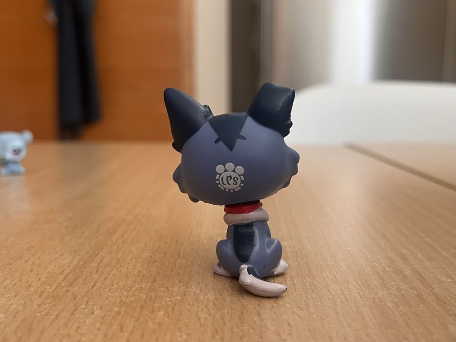 littlest pet shop blue husky #3415