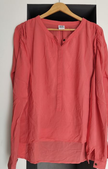 Koralowa bluzka/ koszula Vero Moda super wiskoza rozmiar L/40