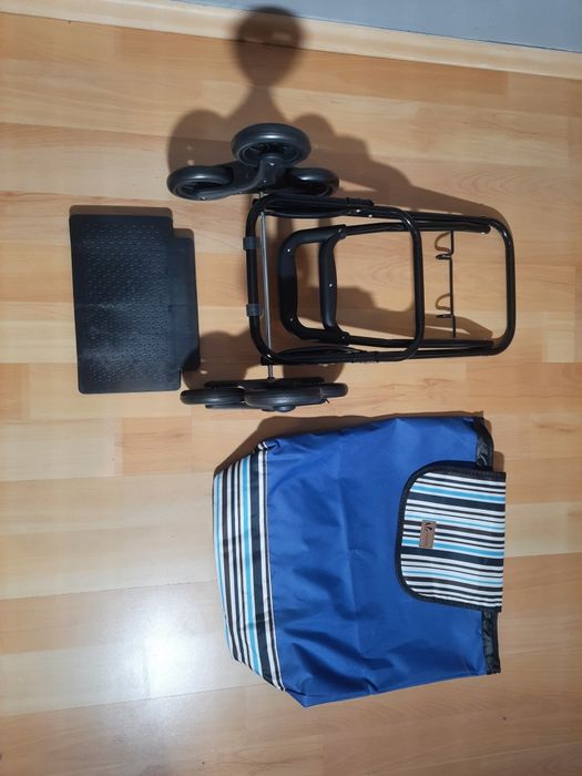 Wózek na zakupy Vounot niebieski