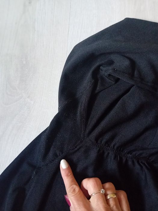 Legginsy scrunch butt marszczone czarne M