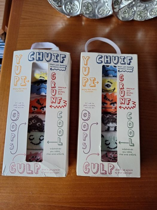 2  Pack 6 Pares de Meias para Criança 'Emoções',  T: 27 / 30 ZIPPY
