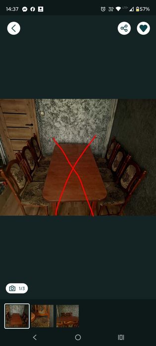 Sprzedam 6x ładne mocne krzesła drewniane do salonu