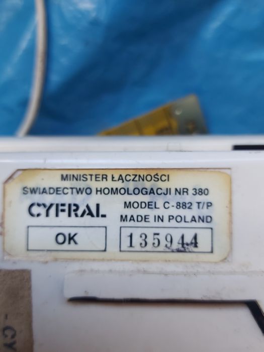 Telefon stacjonarny CRYSTAL z czasów PRL 1995r