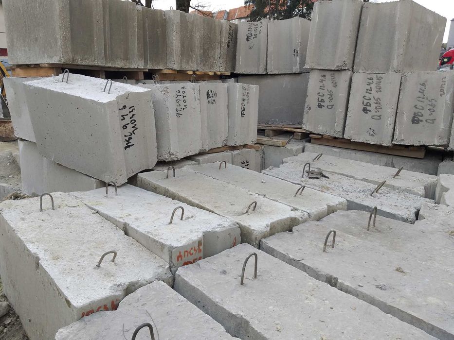 Фундаментні блоки сертифіковані від заводу.Всі розміри