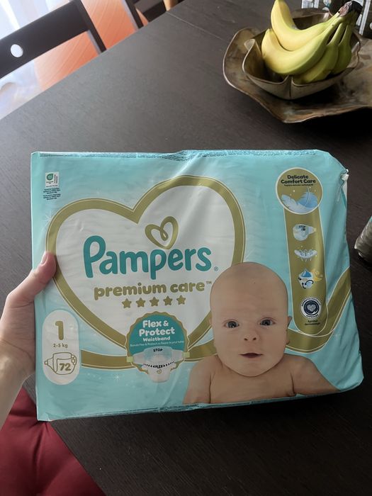 Pampers pieluszki 72 szt rozmiar 1