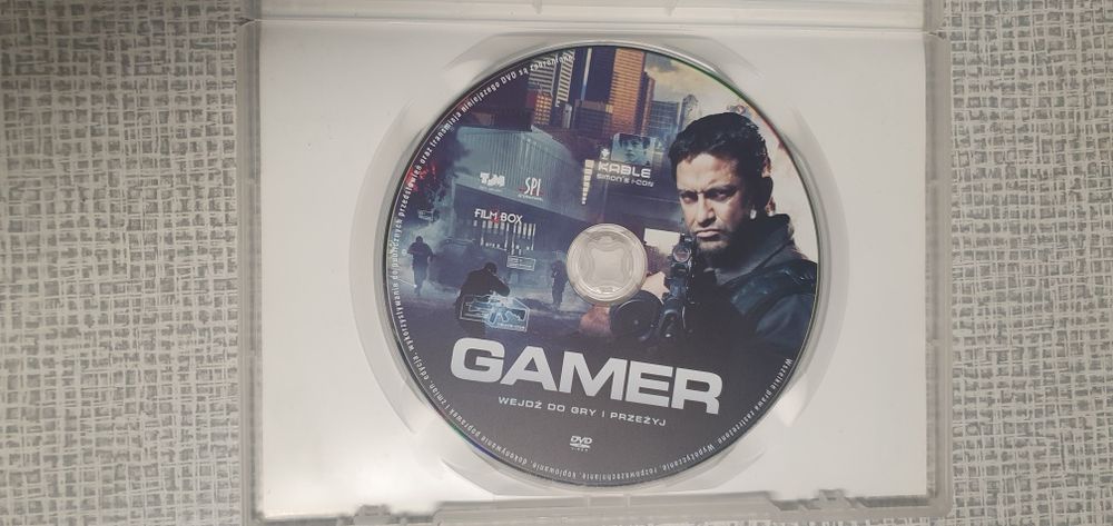 Gamer film DVD wejdź do gry i przeżyj