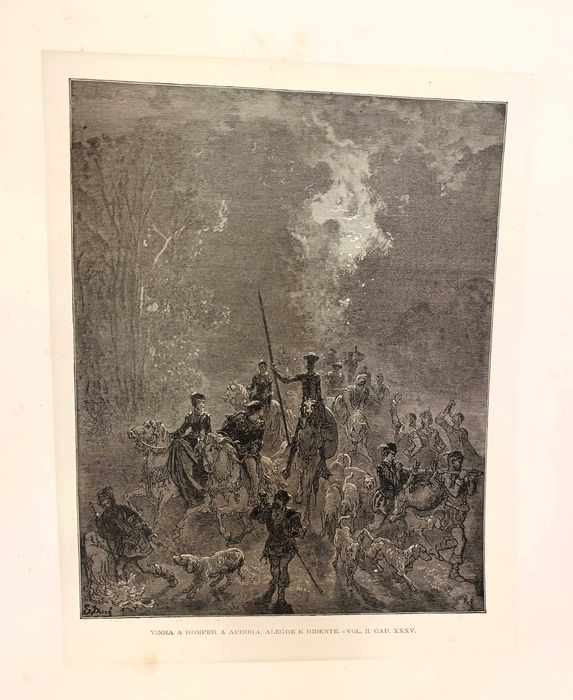 Gravuras Dom Quixote de la Mancha Gustave Doré H. Pisan 1866 19