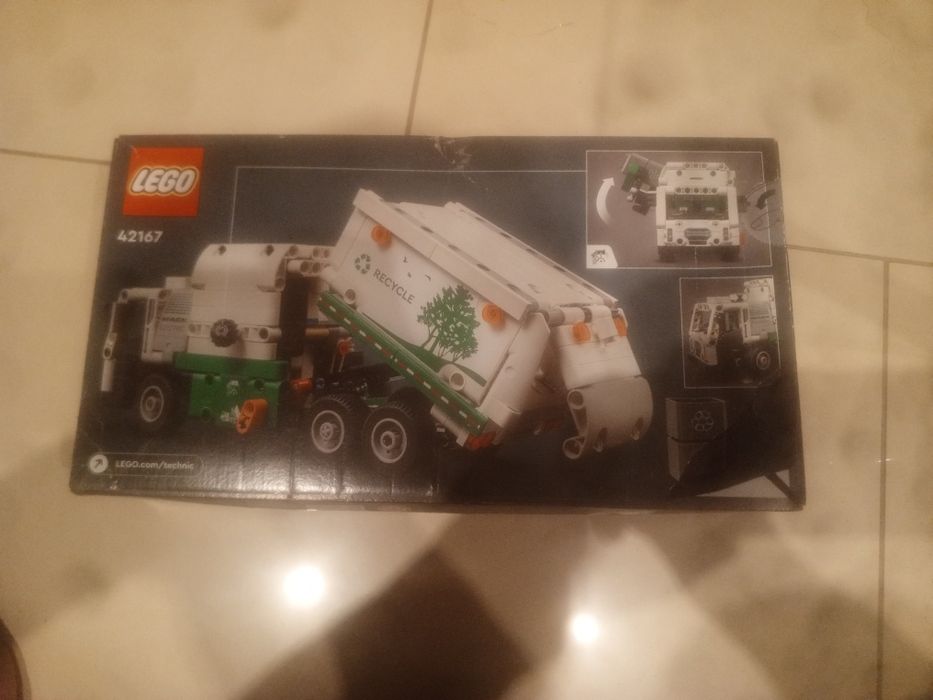 LEGO technic ciężarówka śmieciarka