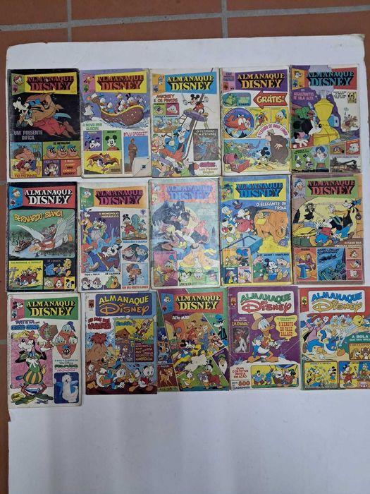 Banda Desenha Disney anos 70 Abril e Morumbi