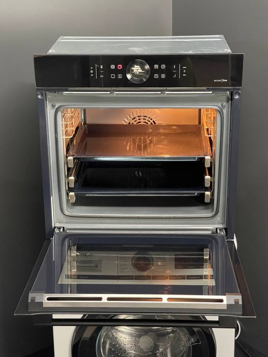Макс.Топ Духова шафа Bosch HBG855TC0/93.Укр.Меню.Салазки