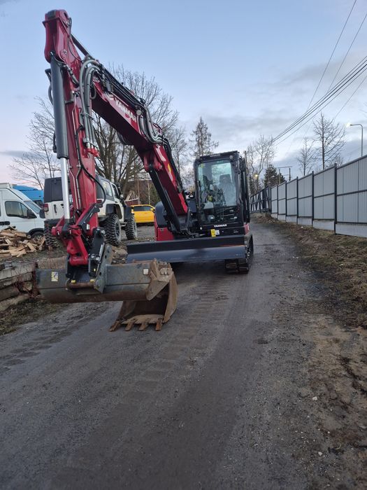 Usługi koparkami, wynajem koparki, prace ziemne, niwelacja