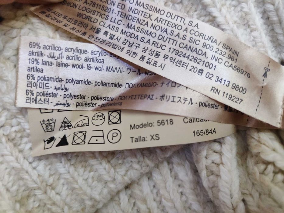 Свитер Massimo dutti размер xs