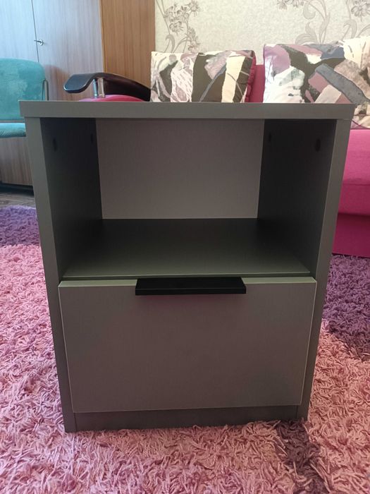 Тумба приліжкова.Нова.Колір графіт