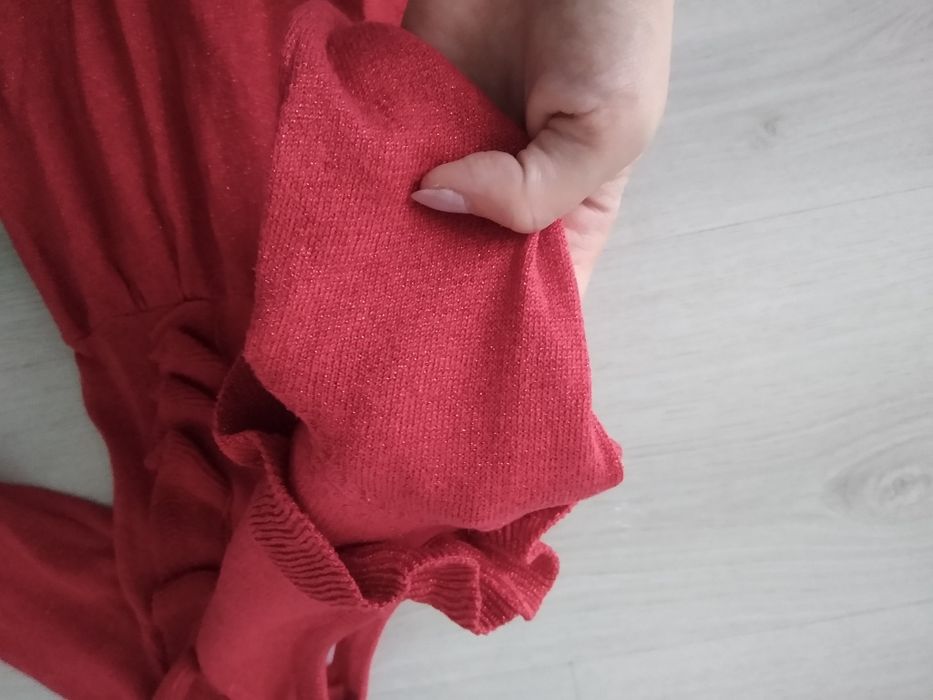 Czerwona sukienka sesja święta r.110