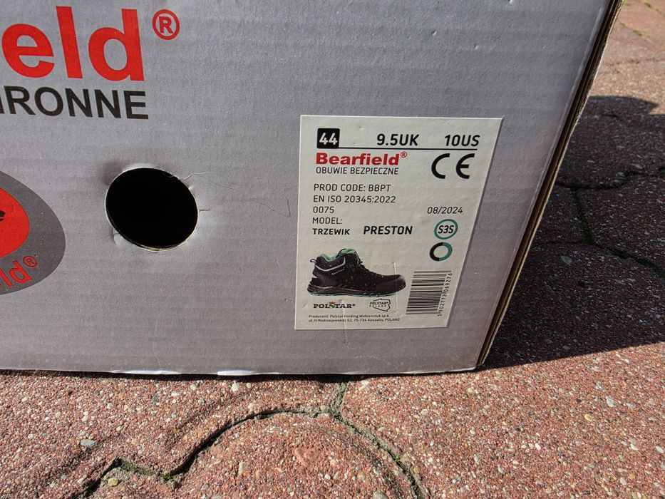 Obuwie robocze Bearfield Preston S3S r 44