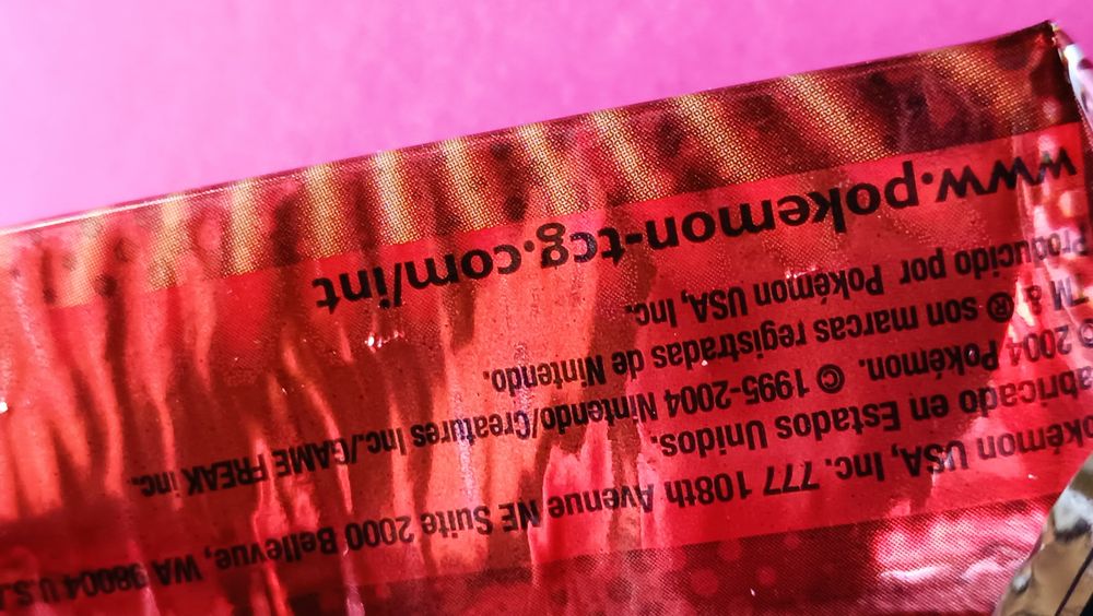 Pokémon Selados conjunto 4 boosters Ex Ruby & Sapphire Art Set 2004