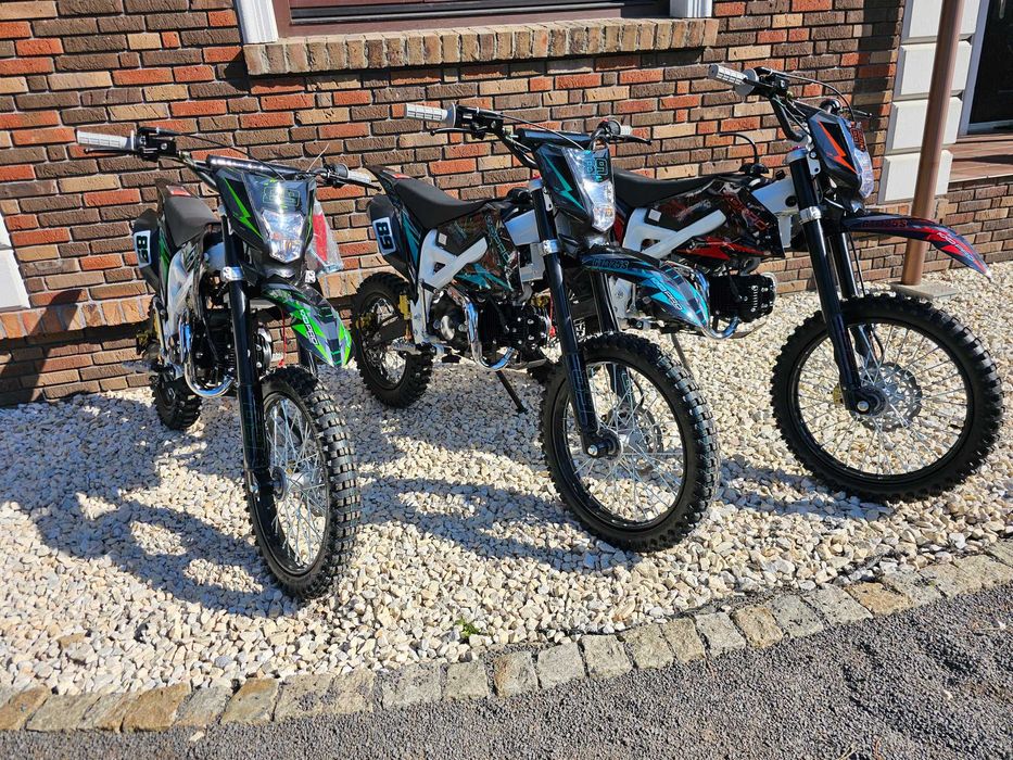 Cross kxd 612 PRO 125cc koła 17/14 Rozrusznik Lampa RATY DOWÓZ