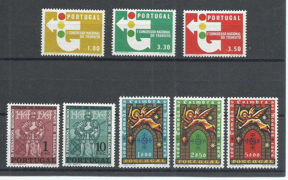 Selos portugueses – Ano completo de 1965, 26 selos como novos