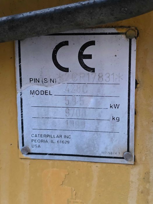 Koparko ładowarka CAT 428C