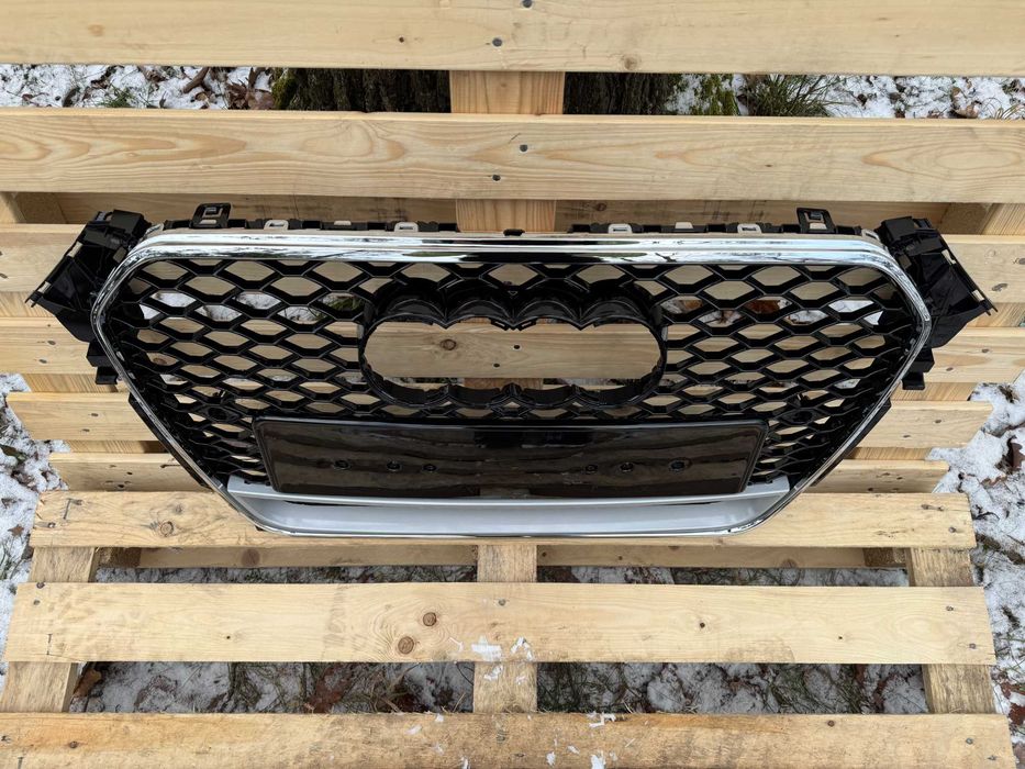 Grill Atrapa Audi A4 B8 11-15 Po-lift styl RS4 CHROME QUATTRO