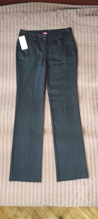 Штани брюки класичні жіночі чорні, розмір 38